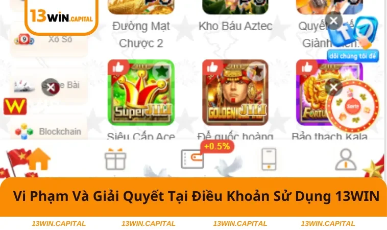 Giải quyết vấn đề gặp phải tại 13WIN