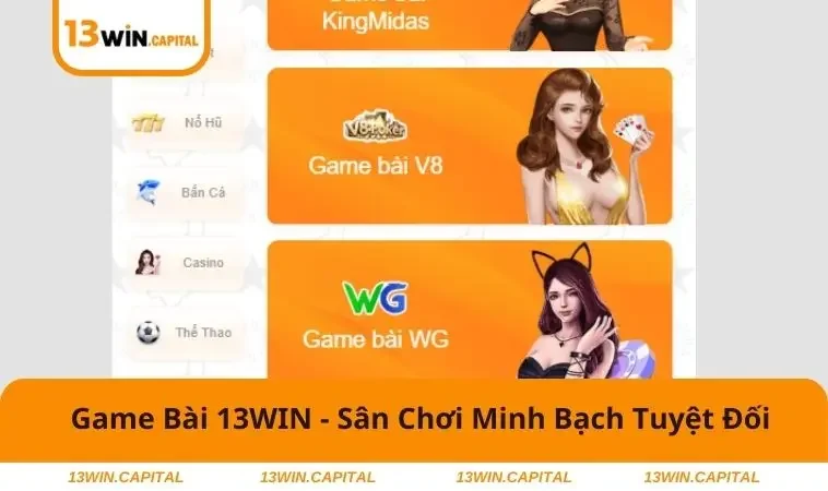 Game Bài 13WIN 2 Chơi game vui thích - Rinh giải liền tay