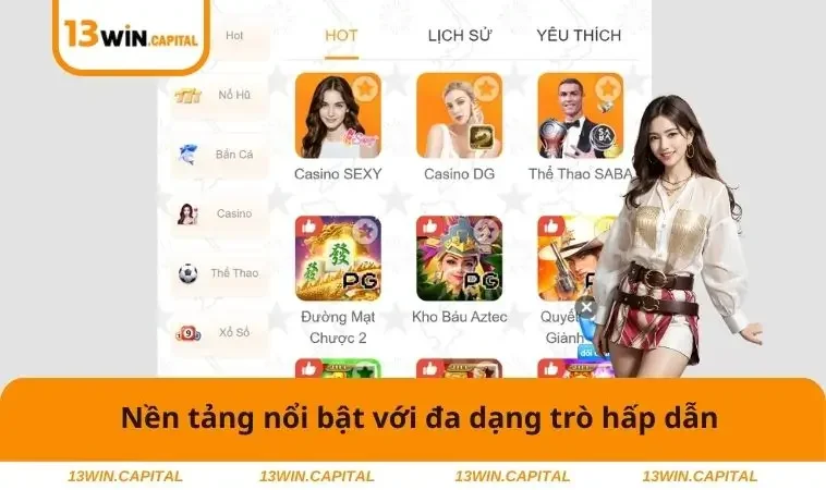 Home 28 Nền tảng nổi bật với đa dạng trò hấp dẫn