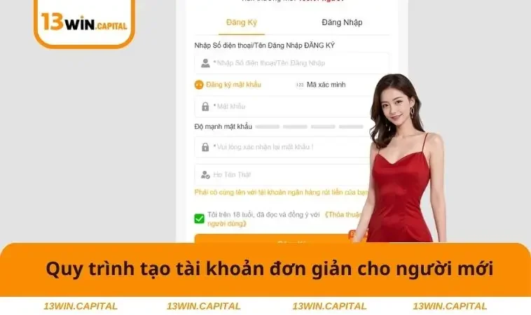 Home 32 Tạo tài khoản mới đơn giản
